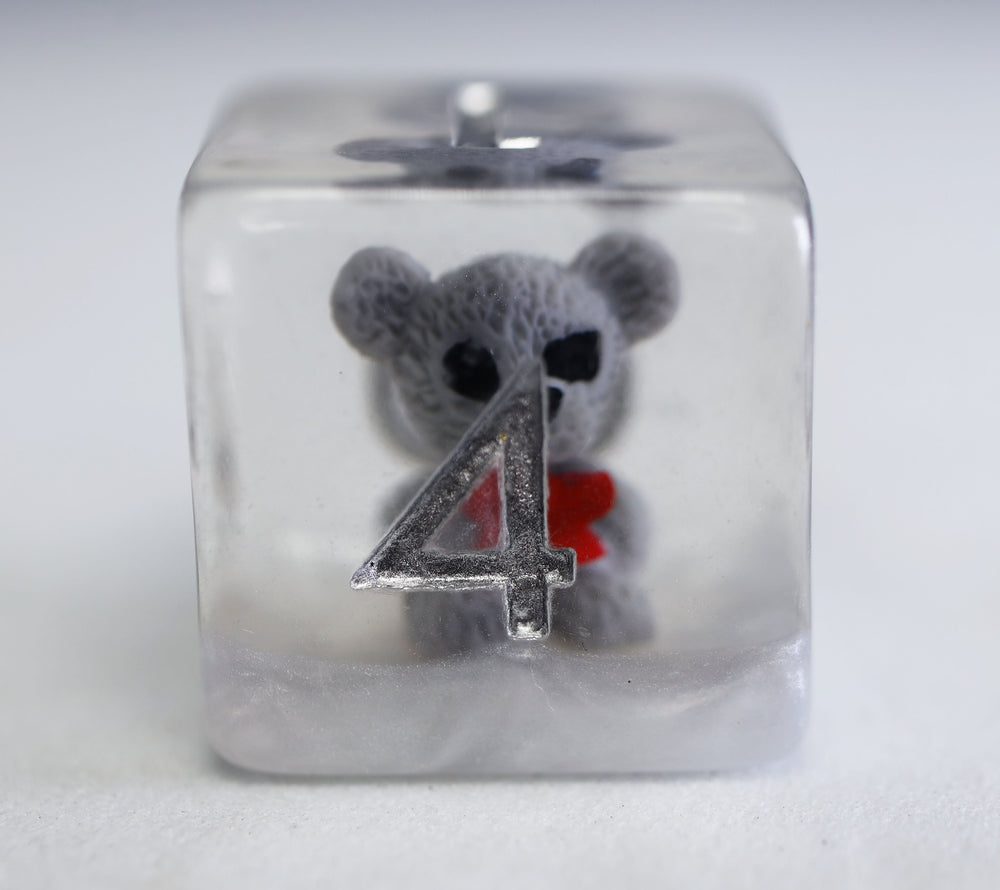 Distinguished Gentleman Teddy RPG Dice Set Plastic Dice Foam Brain Games