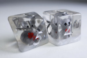 Distinguished Gentleman Teddy RPG Dice Set Plastic Dice Foam Brain Games