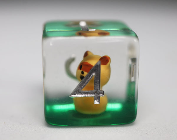 Baby Raccoon RPG Dice Set Plastic Dice Foam Brain Games