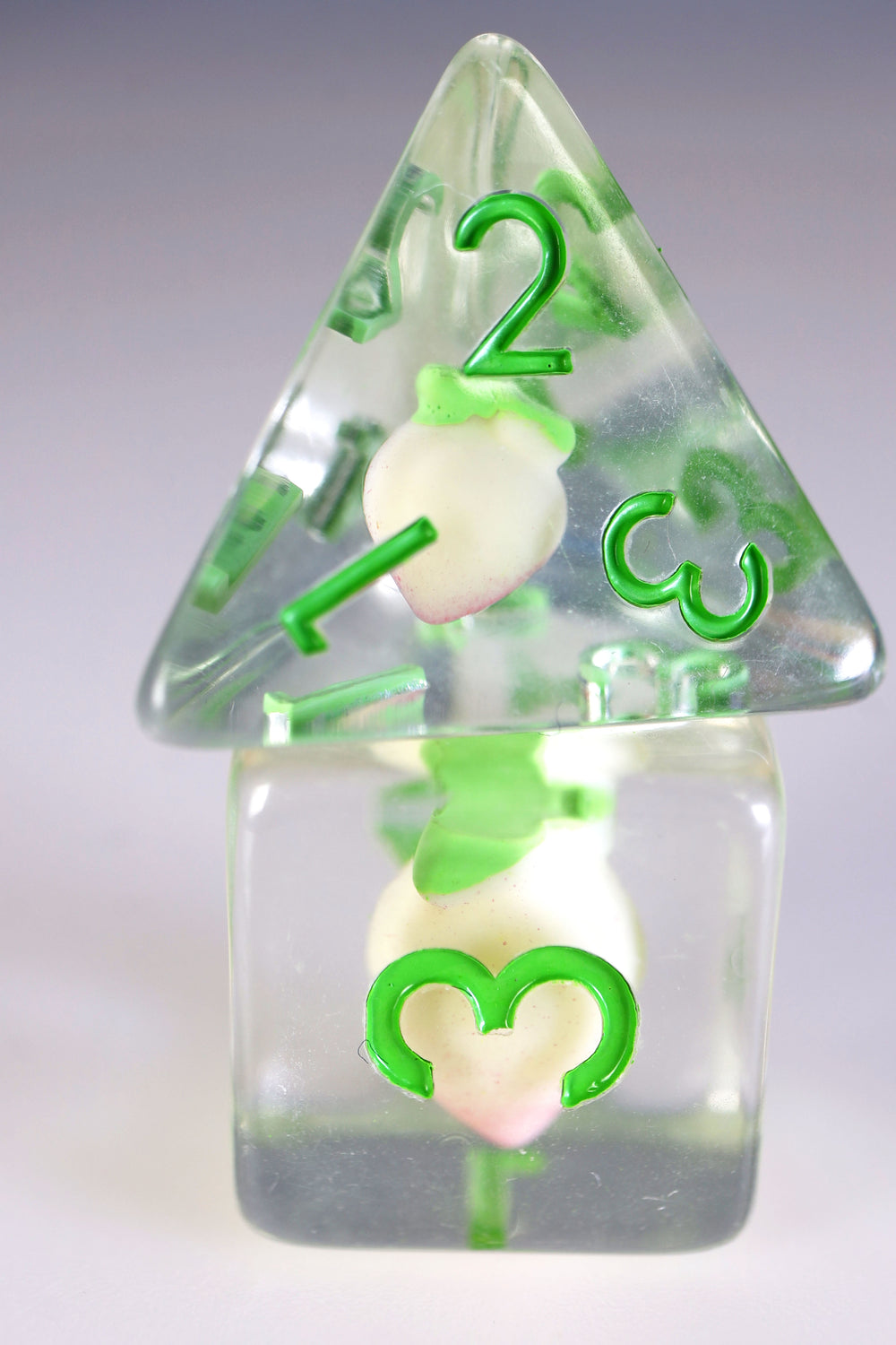 Perfect Peaches RPG Dice Set Plastic Dice Foam Brain Games