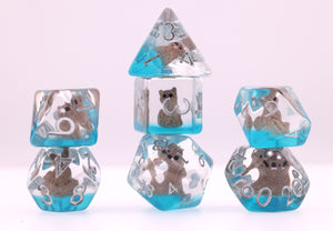 Soft Kitten RPG Dice Set Plastic Dice Foam Brain Games