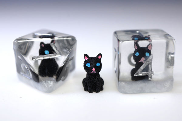 Salem the Familiar RPG Dice Set Plastic Dice Foam Brain Games