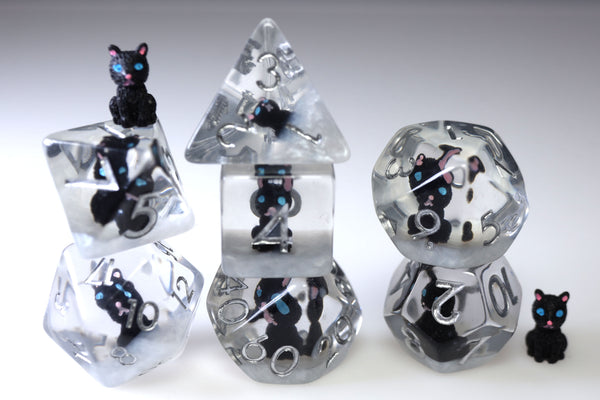 Salem the Familiar RPG Dice Set Plastic Dice Foam Brain Games