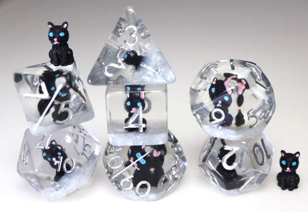 Salem the Familiar RPG Dice Set Plastic Dice Foam Brain Games