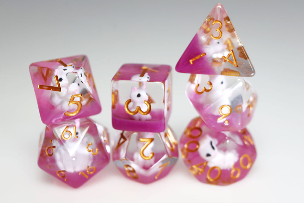 Perfect Persian RPG Dice Set Plastic Dice Foam Brain Games