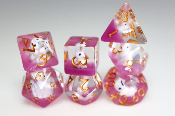 Perfect Persian RPG Dice Set Plastic Dice Foam Brain Games