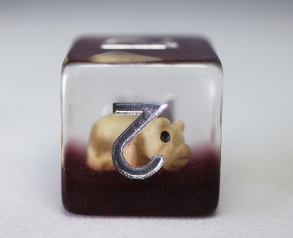 Running Rhino RPG Dice Set Plastic Dice Foam Brain Games