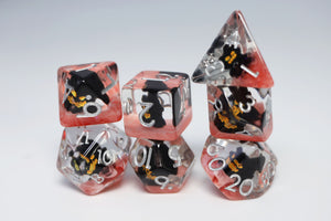 Malevolent Spirit RPG Dice Set Plastic Dice Foam Brain Games
