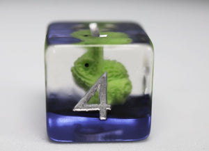 Colorful Chameleon RPG Dice Set Plastic Dice Foam Brain Games