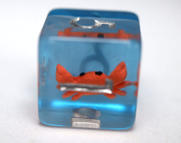 Cranky Crab RPG Dice Set Plastic Dice Foam Brain Games