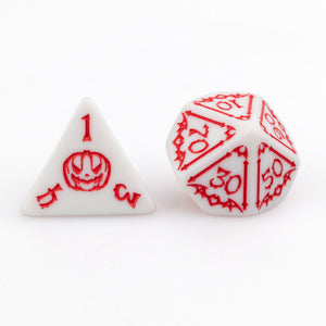 Trick or Treat: Bloodshot Eye RPG Dice Set Plastic Dice Foam Brain Games
