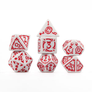 Trick or Treat: Bloodshot Eye RPG Dice Set Plastic Dice Foam Brain Games