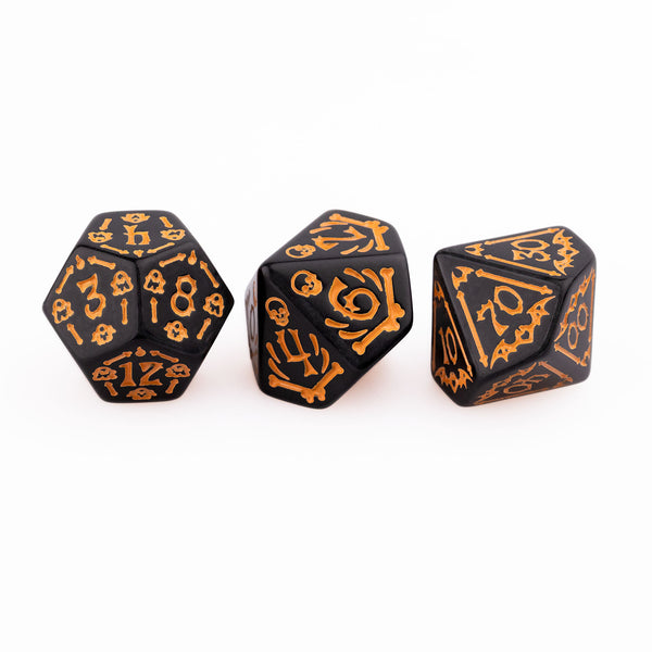 Trick or Treat: Jack-O-Lantern RPG Dice Set Plastic Dice Foam Brain Games