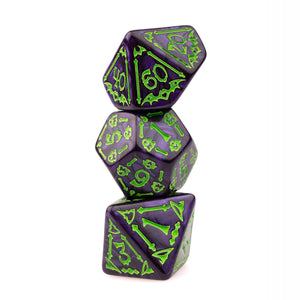 Trick or Treat: Witch's Brew RPG Dice Set Plastic Dice Foam Brain Games