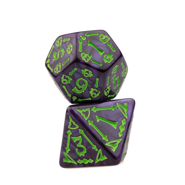 Trick or Treat: Witch's Brew RPG Dice Set Plastic Dice Foam Brain Games