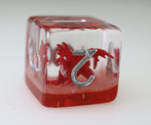 Young Red Dragon RPG Dice Set Plastic Dice Foam Brain Games