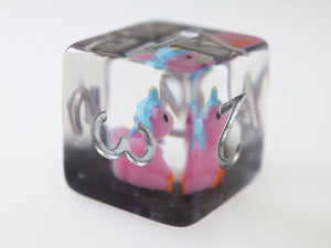 Unicorn Party RPG Dice Set Plastic Dice Foam Brain Games