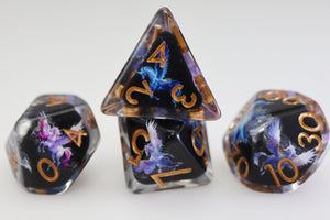 Dark Pegasus RPG Dice Set Plastic Dice Foam Brain Games