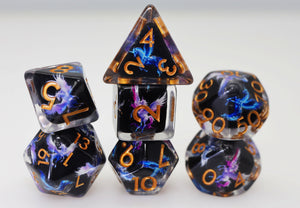 Dark Pegasus RPG Dice Set Plastic Dice Foam Brain Games