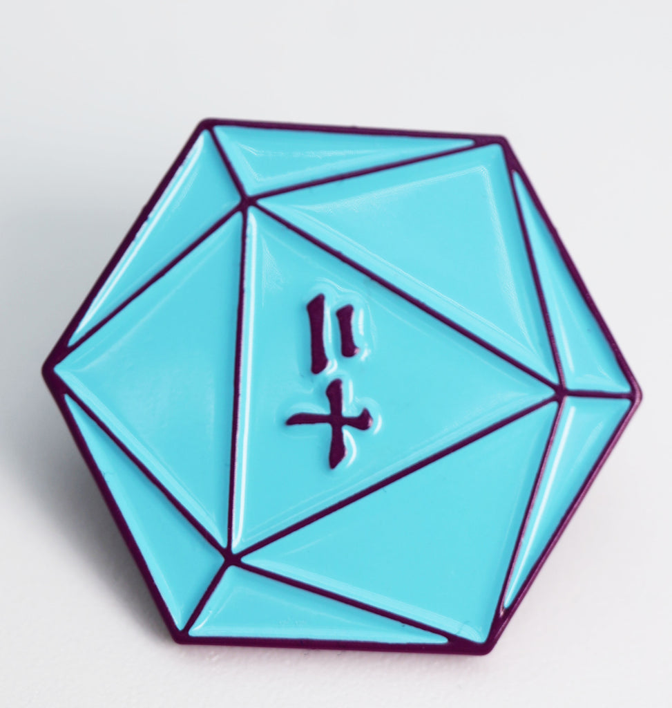 Pin Bazaar: D20 (Anime Frontier 2022) Enamel Pin Foam Brain Games