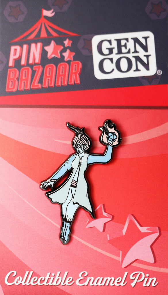 Pin Bazaar: Dice Sorcerer (Gen Con 2023) Enamel Pin Foam Brain Games