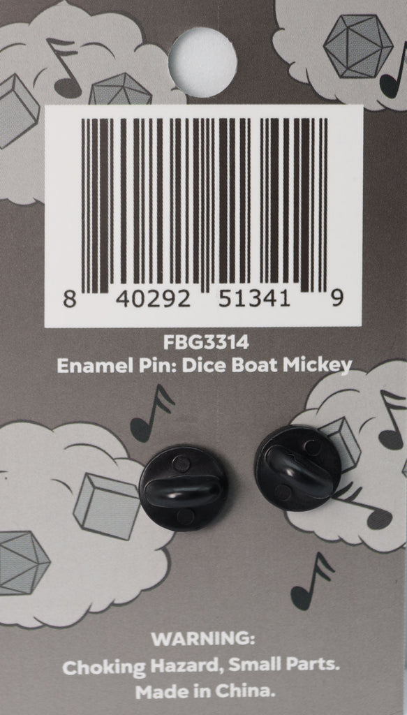 Dice Boat Willie: Mickey - Enamel Pin Enamel Pin Foam Brain Games