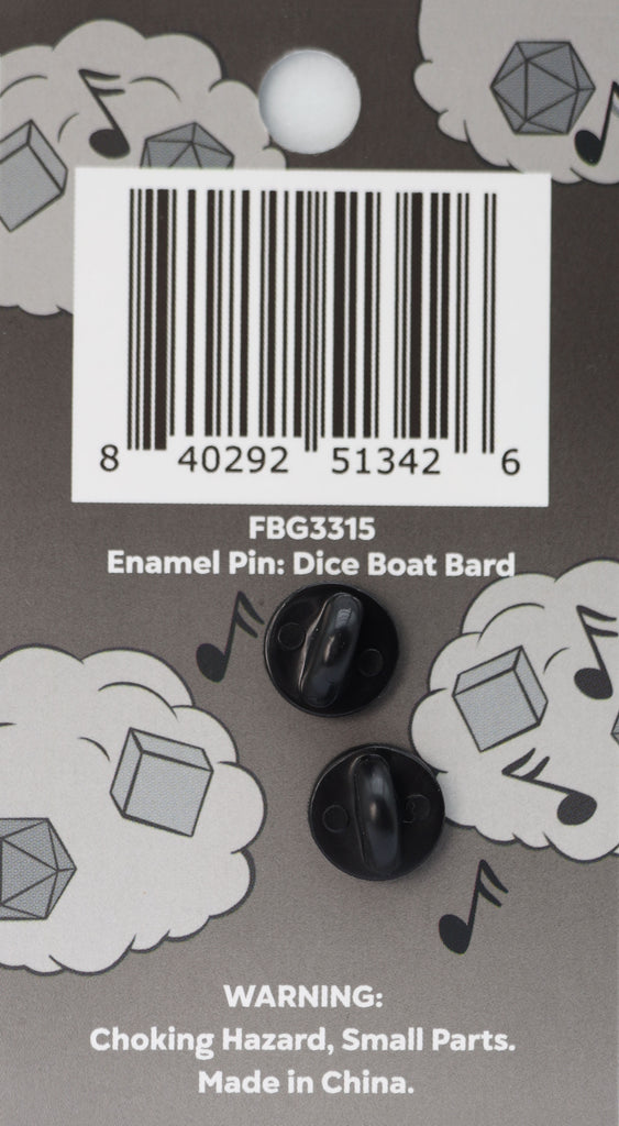 Dice Boat Willie: Bard - Enamel Pin Enamel Pin Foam Brain Games