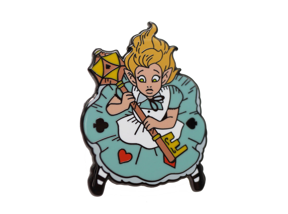 Alice D Pin Alice's Adventures in Diceland: Alice - Enamel Pin