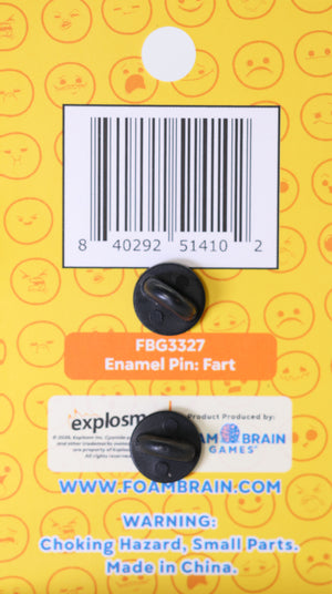 Cyanide & Happiness Pin Series 1: Fart Enamel Pin Foam Brain Games
