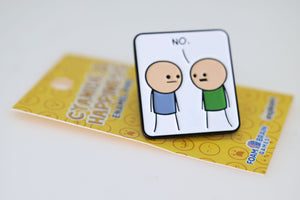 Cyanide & Happiness Pin Series 1: No Enamel Pin Foam Brain Games