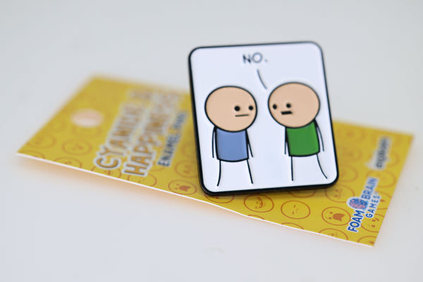 Cyanide & Happiness Pin Series 1: No Enamel Pin Foam Brain Games