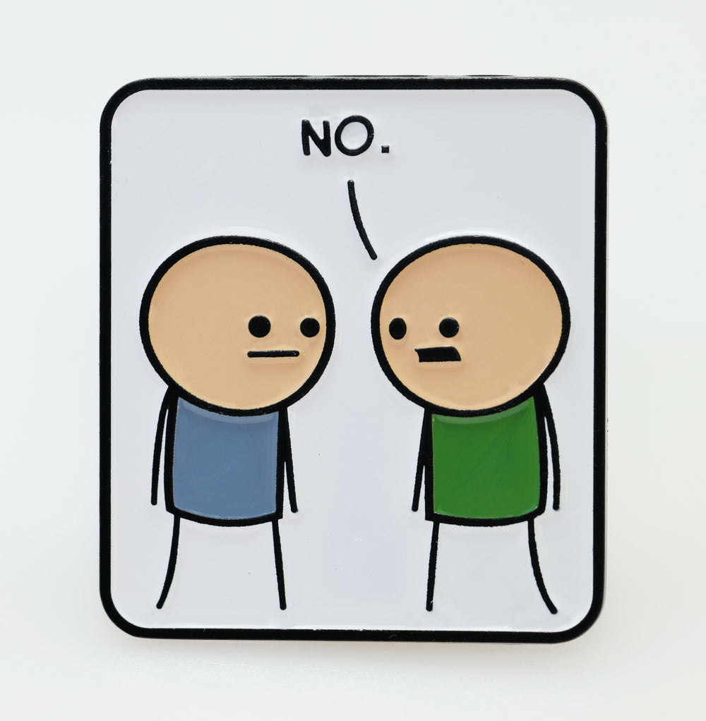 Cyanide & Happiness Pin Series 1: No Enamel Pin Foam Brain Games