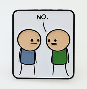 Cyanide & Happiness Pin Series 1: No Enamel Pin Foam Brain Games