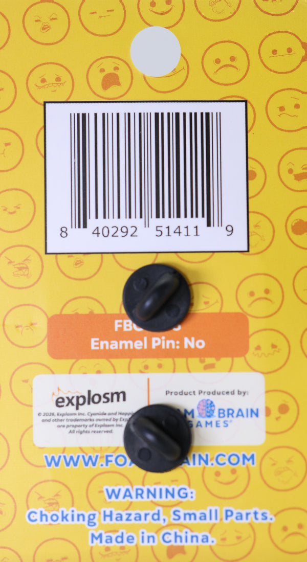 Cyanide & Happiness Pin Series 1: No Enamel Pin Foam Brain Games