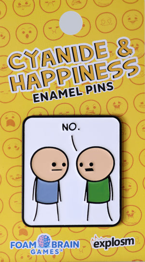Cyanide & Happiness Pin Series 1: No Enamel Pin Foam Brain Games