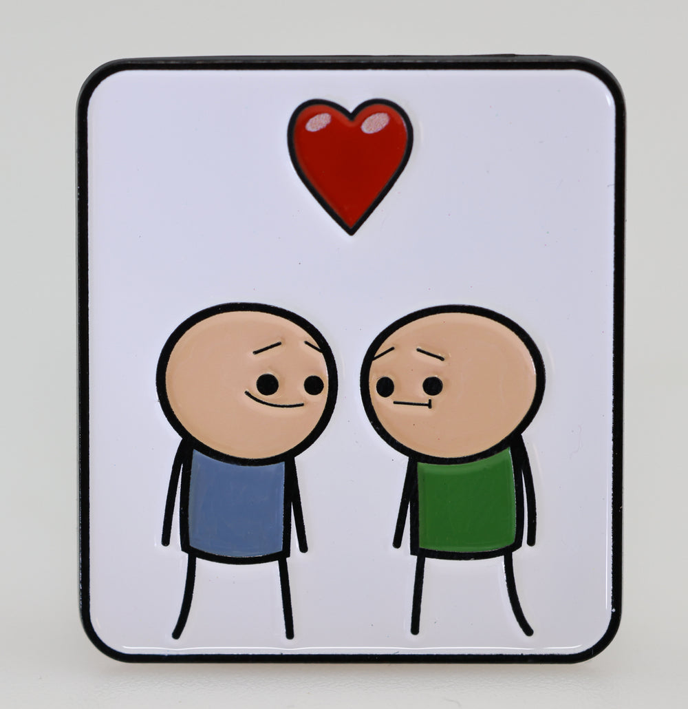 Cyanide & Happiness Pin Series 1: Heart Enamel Pin Foam Brain Games