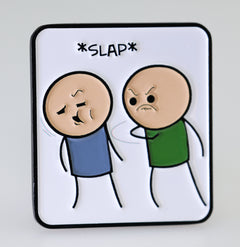 Cyanide & Happiness Pin Series 1: Slap Enamel Pin Foam Brain Games