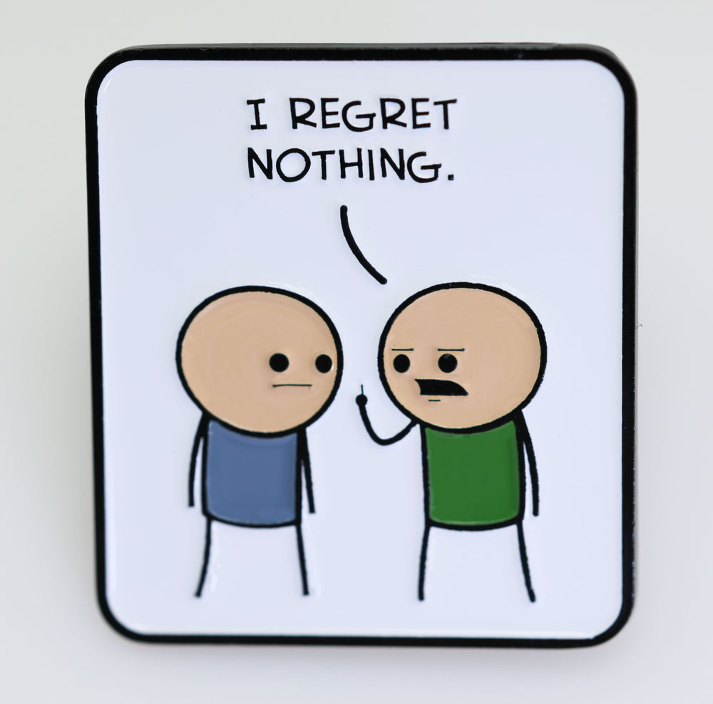 Cyanide & Happiness Pin Series 1: I Regret Nothing Enamel Pin Foam Brain Games