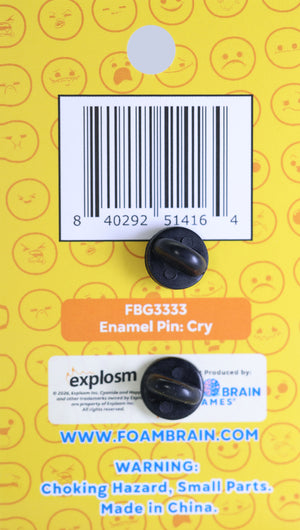 Cyanide & Happiness Pin Series 1: Cry Enamel Pin Foam Brain Games