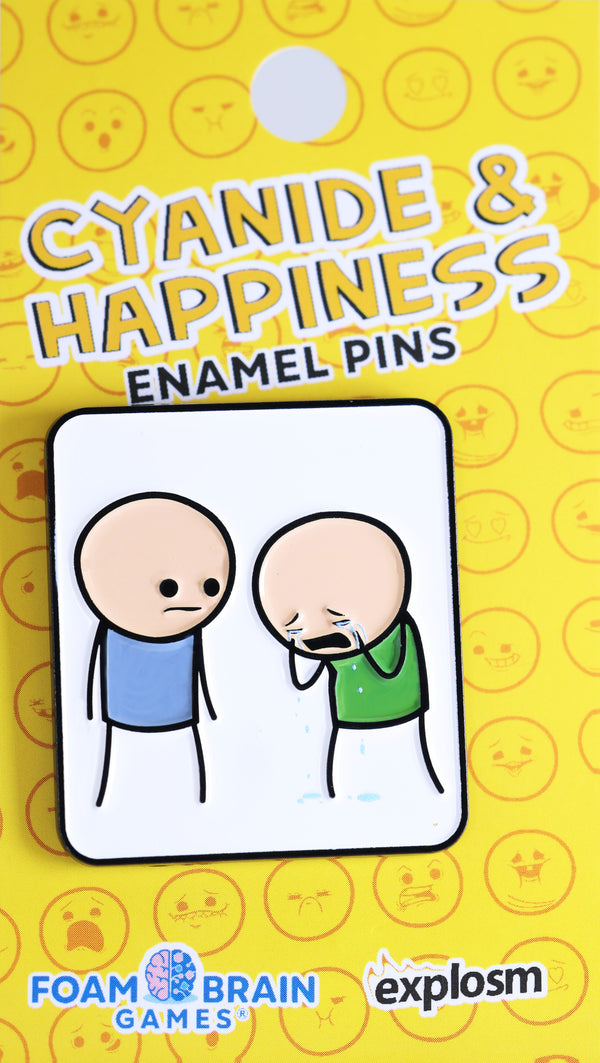 Cyanide & Happiness Pin Series 1: Cry Enamel Pin Foam Brain Games