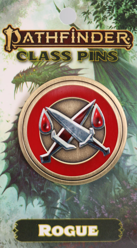 Pathfinder Class Icon Pin: Rogue Enamel Pin Foam Brain Games