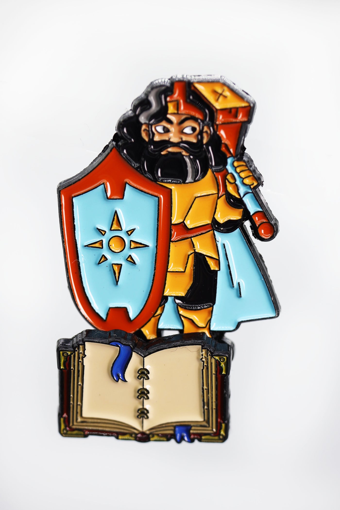 Lost Tome of Heroes: Dwarf Cleric Enamel Pin Foam Brain Games