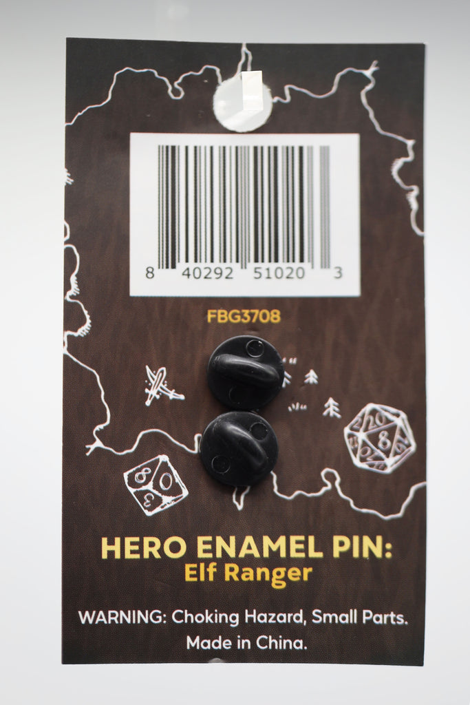 Lost Tome of Heroes: Elf Ranger Enamel Pin Foam Brain Games