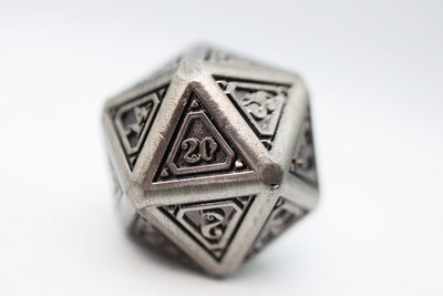 Alchemist Metals: Iron - Metal RPG Dice Set Metal Dice Foam Brain Games