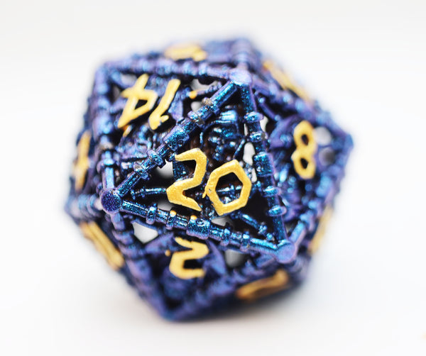 Grim Scythe: Shadow - Metal RPG Dice Set Metal Dice Foam Brain Games