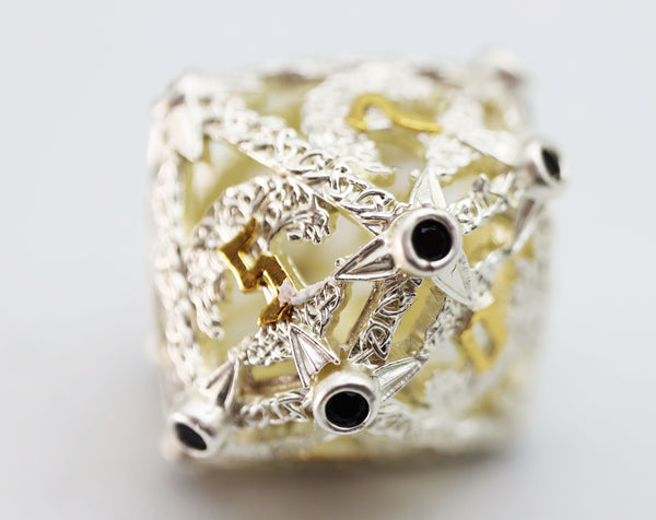 Trees of Virtue: Tree of Mercy - Hollow Metal RPG Dice Set Metal Dice Foam Brain Games