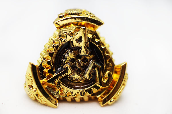 Airship Gears: Imperial Aircraft - Metal RPG Dice Set Metal Dice Foam Brain Games