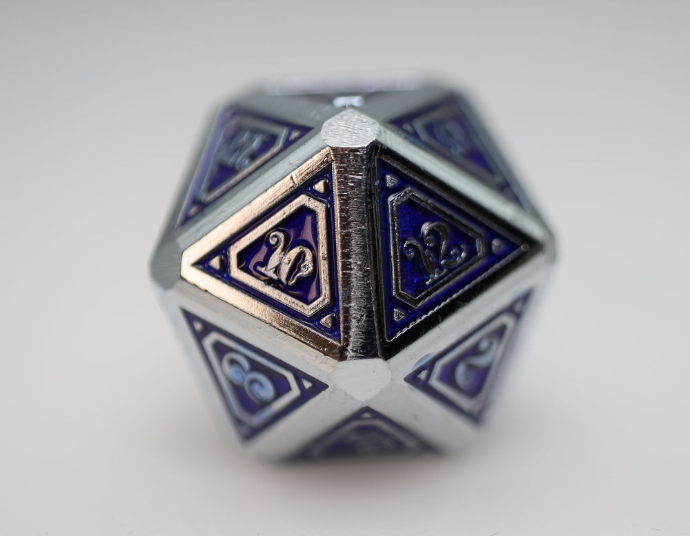 Alchemist Metals: Lightning - Metal RPG Dice Set Metal Dice Foam Brain Games