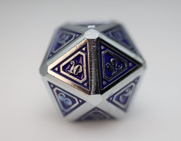 Alchemist Metals: Lightning - Metal RPG Dice Set Metal Dice Foam Brain Games