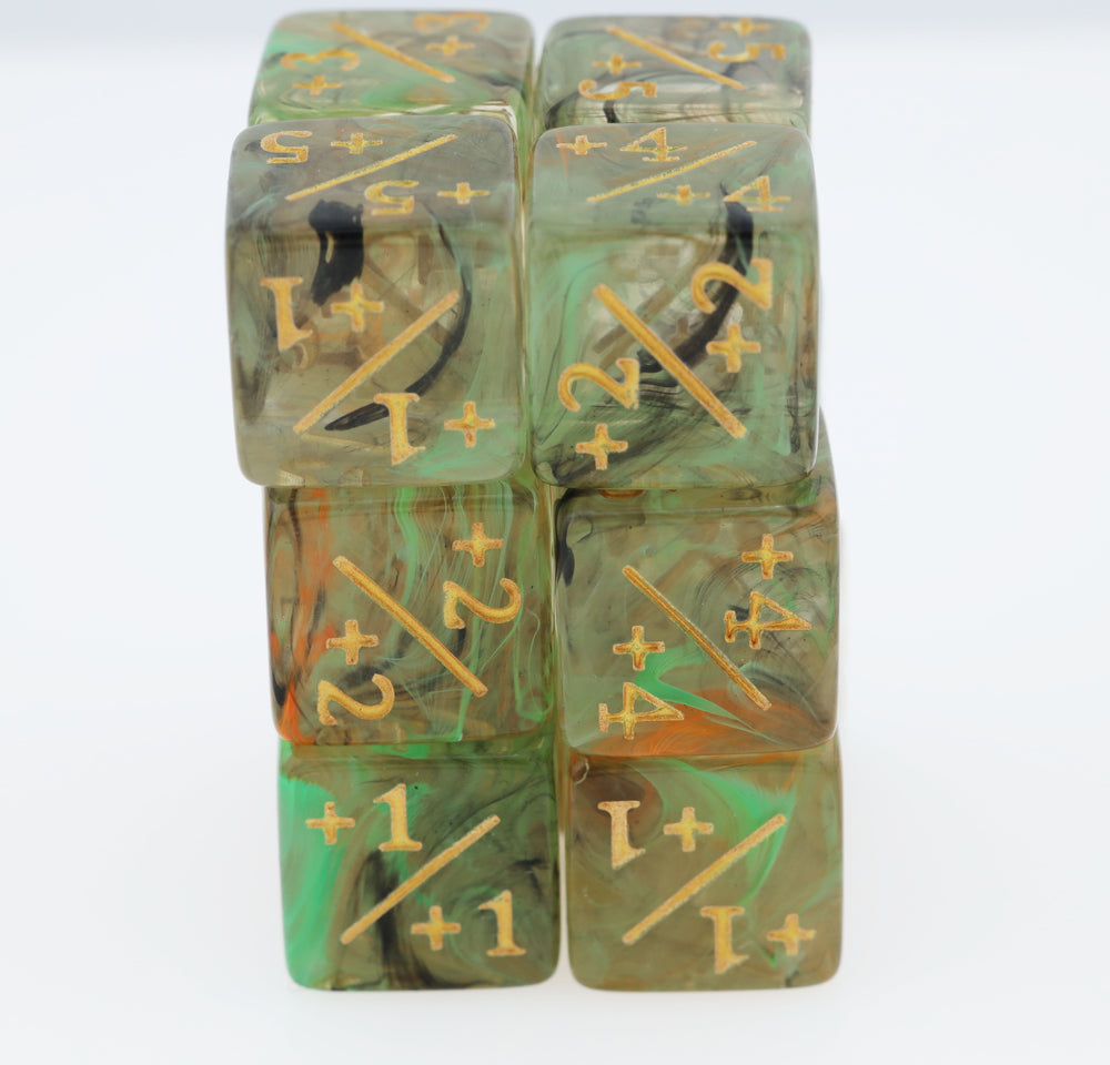 +1/+1 The Night Watch Counters for Magic - Set of 8